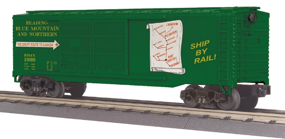 Picture of RailKing RBM&N Map 40' Double-Door Boxcar