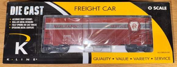 Picture of K-Line Pennsylvania Merchandise Service Die-Cast Boxcar