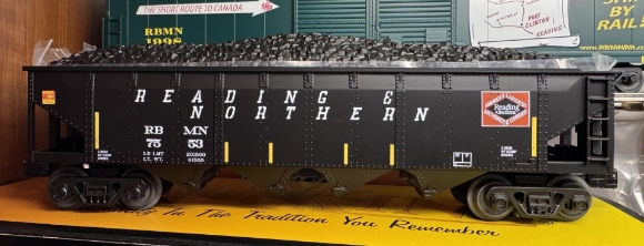Picture of RAILKING Reading & Northern 4-Bay Coal Hopper #7553