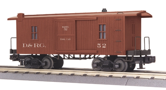 Picture of MTH RailKing D&RG 19th Century Wood-Sided Caboose