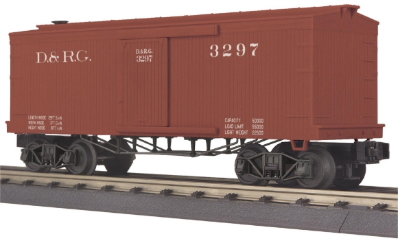Picture of MTH RailKing D&RG 19th Century 34' Box Car
