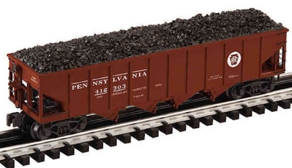 Picture of K-Line Pennsylvania Die-Cast Ribbed 4-Bay Hopper (used)