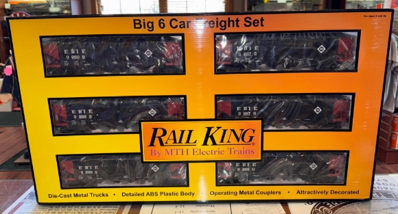 Picture of MTH RailKing Erie 4-Bay Hopper 6-pk