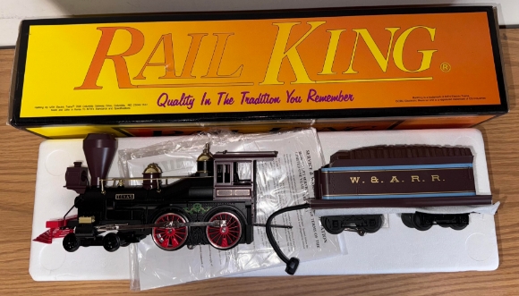 Picture of MTH RailKing W.A.R.R. 4-4-0 Texas General Steam Engine 