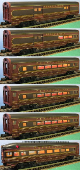 Picture of Lionel "South Wind" Pennsylvania 15" Aluminum Passenger 6-Car Set