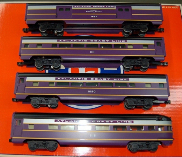 Picture of Lionel Atlantic Coast Line 15" Passenger 4-Car Set