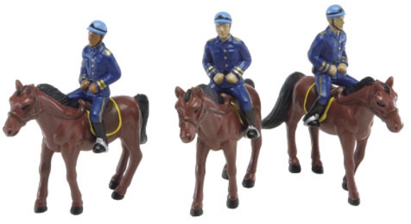 Picture of Mounted Police (3 plus horses)