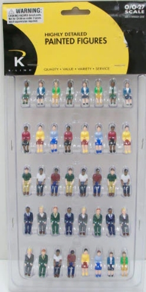 Picture of O Scale Sitting Handpainted Figures (set of 40)