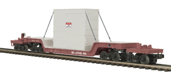 Picture of MTH Premier Southern 75' Depressed Flat Car w/ Transformer