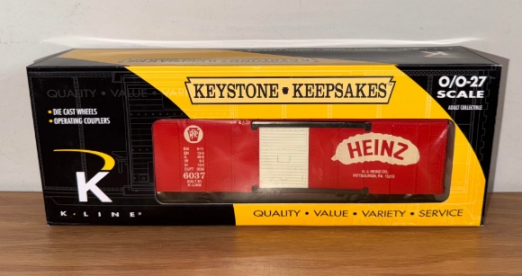 Picture of K-Line PRR Heinz Pickle Boxcar (red)