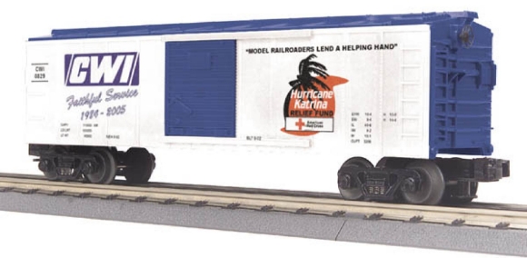 Picture of MTH Railking CWI Katrina Fundraiser Boxcar
