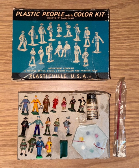 Picture of Original Plasticville People w/ Color Kit (painted)