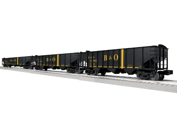 Picture of Lionel B&O 3-Bay Hopper w/ Peaked-Ends 3-pk B