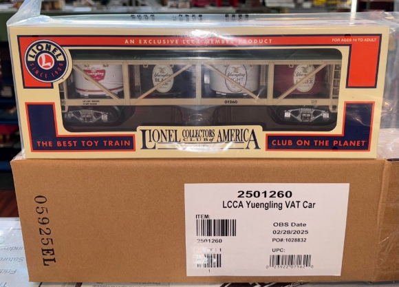 Picture of Lionel LCCA Yuengling Vat Car