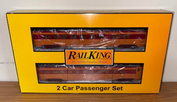 Picture of MTH RailKing Milwaukee Road 60' 2-Car Passenger Set (Sleeper/Diner)