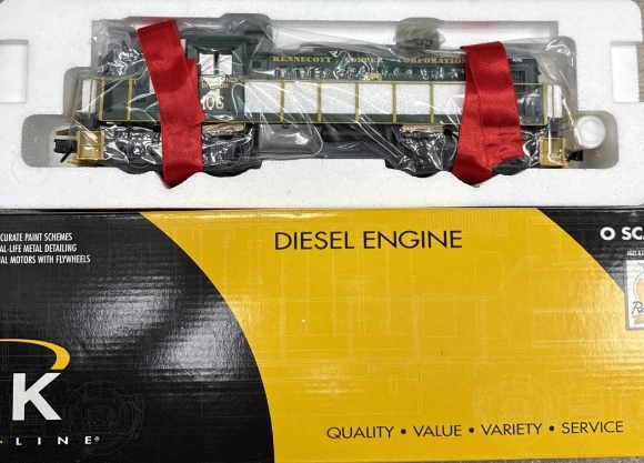 Picture of K-Line Kennecott Copper RS-3 Diesel w/Lionel TMCC 