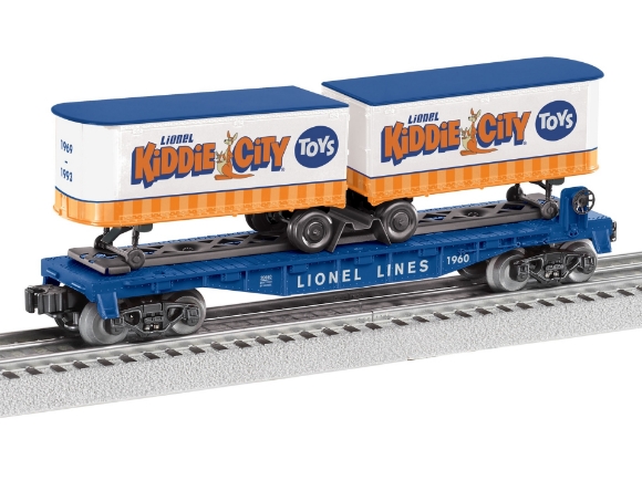 Picture of Lionel Kiddie City Flatcar w/ Piggyback Trailers 