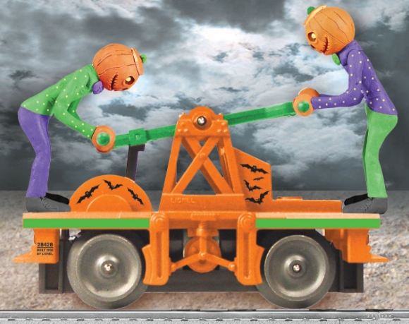 Picture of Lionel Halloween Pumpkin Handcar