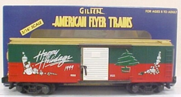 Picture of American Flyer 1999 Happy Holidays Christmas Boxcar