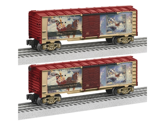 Picture of Lionel Thomas Kinkade - Mickey & Minnie Evening Sleigh Ride Boxcar