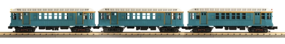 Picture of MTH RailKing Metropolitan Transportation 'Q-Type' 3-Car Subway Set (non-powered)