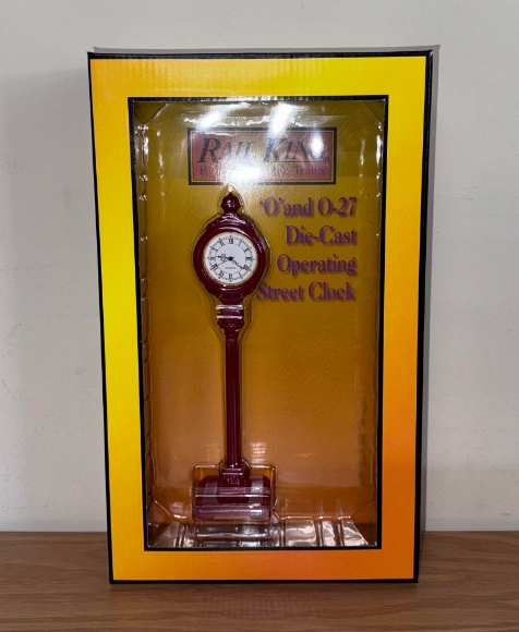 Picture of MTH RailKing Operating Street Clock (red)
