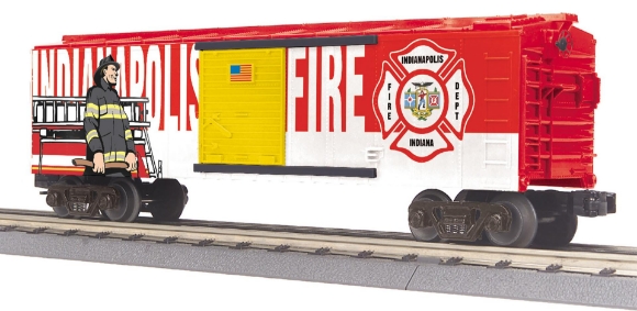 Picture of MTH RailKing Indianapolis Fire Dept. Boxcar
