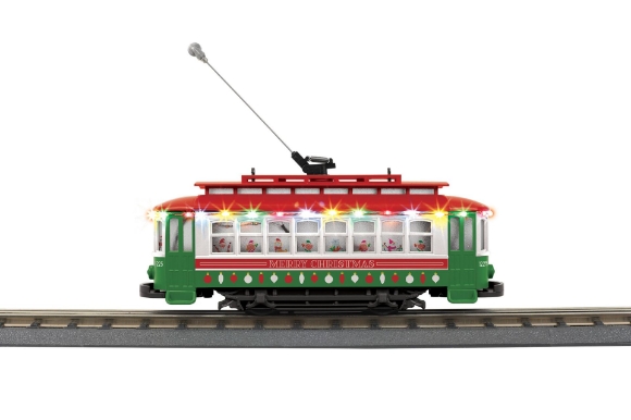 Picture of MTH RailKing Christmas Bump-n-Go Trolley w/ LED Lights