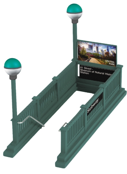 Picture of MTH RailKing Subway Entrance (81st Street - Natural History Museum Station)