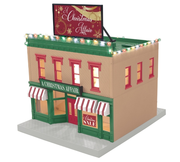 Picture of MTH RailKing Christmas 2-Story Building w/ LED Lights