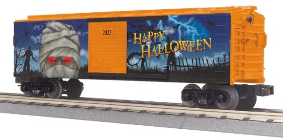 Picture of MTH RailKing Halloween Mummy Boxcar w/ Glowing LED Lights