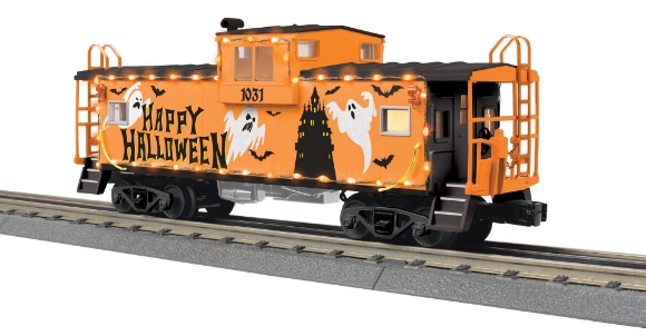 Picture of MTH RailKing Halloween Extended-Vision Caboose w/ LED Lights