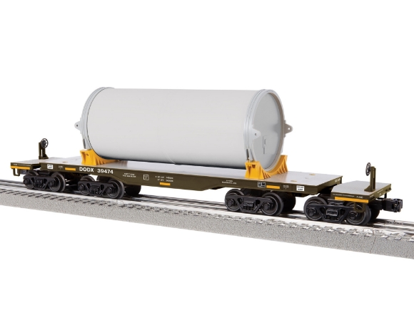 Picture of Lionel DODX Steel Heavy Duty Flatcar #39474
