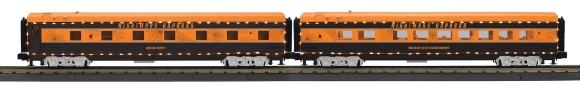 Picture of MTH RailKing Halloween Sleeper/Diner Passenger Car (2-pk) w/ LEDs