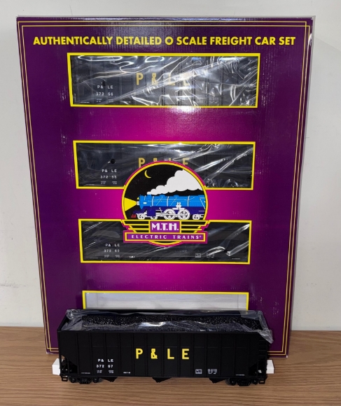 Picture of MTH Premier P&LE 4-Car Coke Hopper Set 
