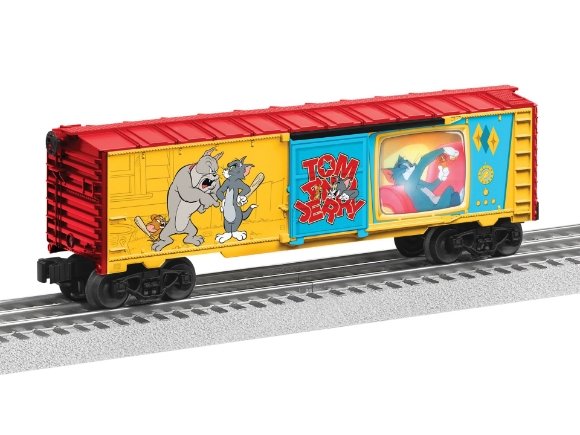 Picture of Lionel Tom & Jerry Illuminated Cartoon TV Boxcar 