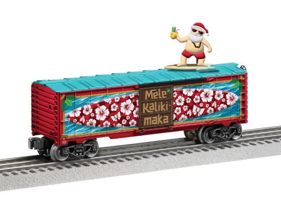Picture of Lionel Christmas Surfing Santa Boxcar