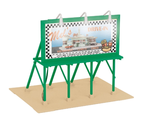 Picture of Mel's Diner Lighted Billboard