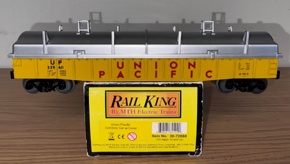 Picture of MTH RailKing Union Pacific Gondola w/ Cover (bad box)