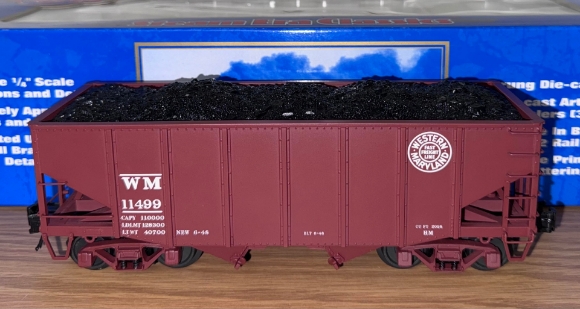 Picture of ATLAS Western Maryland 55-Ton Fishbelly Hopper #11499