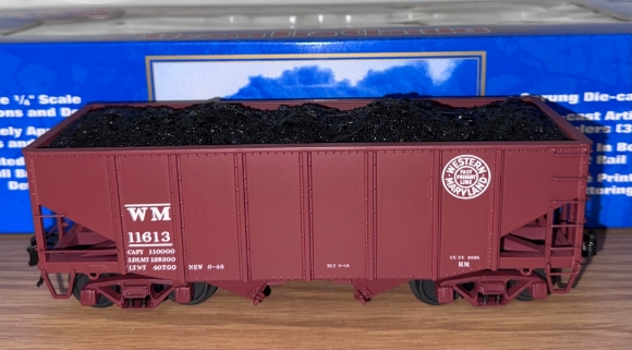 Picture of ATLAS Western Maryland 55-Ton Fishbelly Hopper #11613