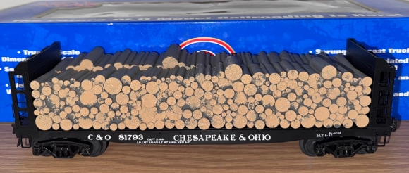 Picture of ATLAS Chesapeake & Ohio Pulpwood Flatcar #81793