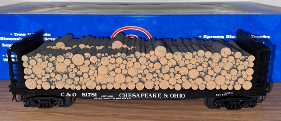 Picture of ATLAS Chesapeake & Ohio Pulpwood Flatcar #81781