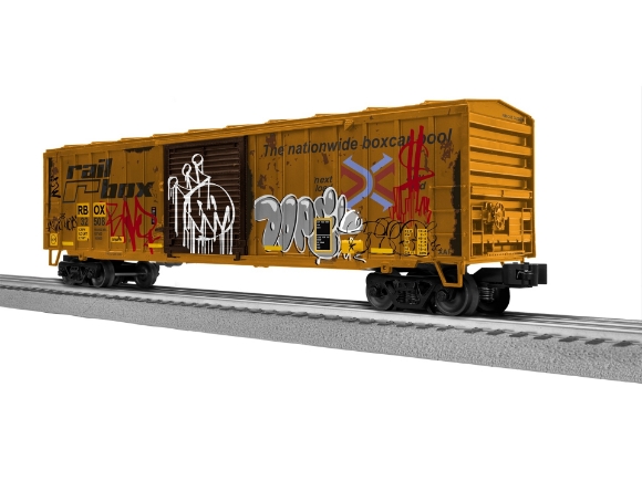 Picture of Lionel "Weathered Graffiti" Railbox ACF 50' Boxcar #32508