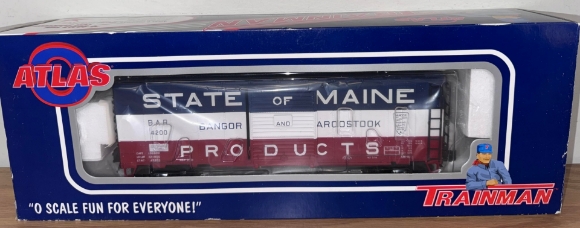 Picture of ATLAS 'Trainman' State of Maine 40' Sliding Door Boxcar #4200