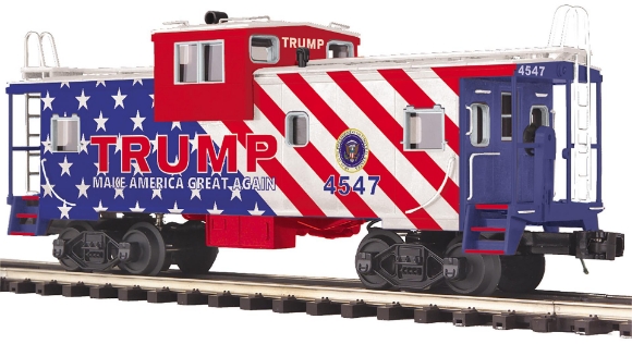 Picture of MTH Premier Donald J. Trump Extended-Vision Caboose #4547