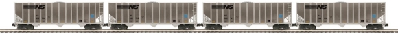 Picture of MTH Premier Norfolk Southern 4-Car Coke Hopper Set