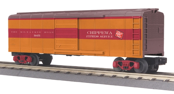 Picture of MTH RailKing Milwaukee Road Rounded-Roof Boxcar