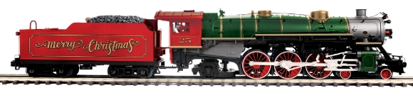Picture of MTH Premier Christmas 4-6-2 Heavy Pacific Locomotive  