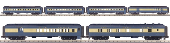 Picture of MTH RailKing Jersey Central "Blue Comet" Madison 6-Car Passenger Set (30-69363/30-69364)